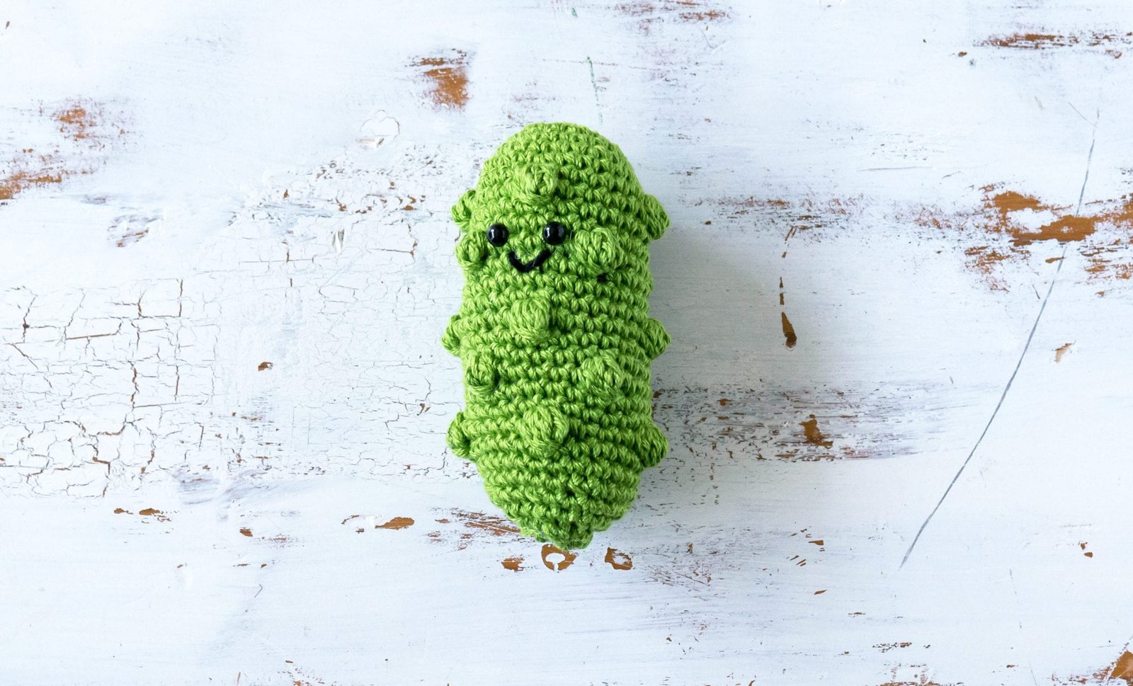 Crochet German Pickle Christmas Ornament