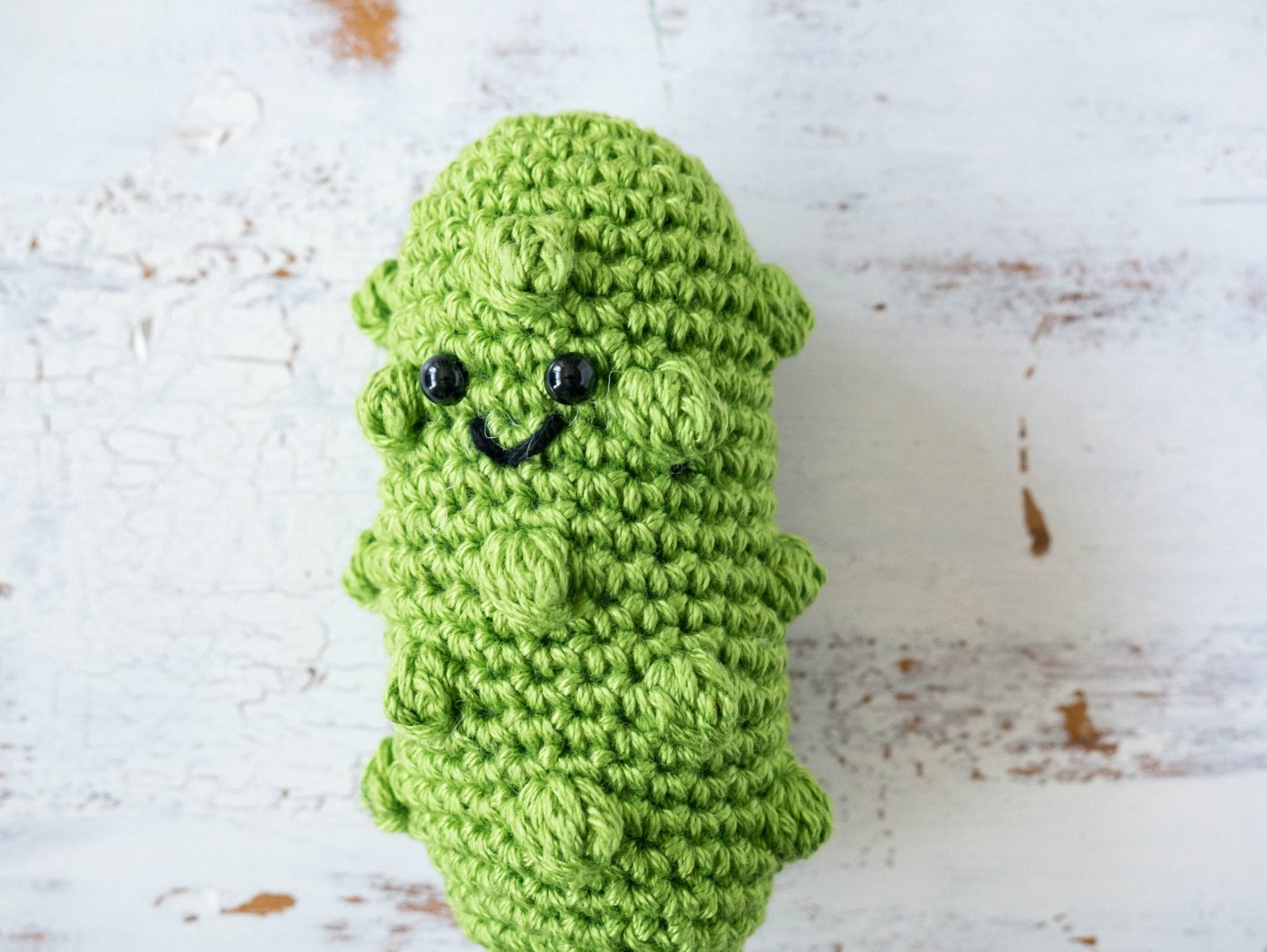 Crochet German Pickle Christmas Ornament