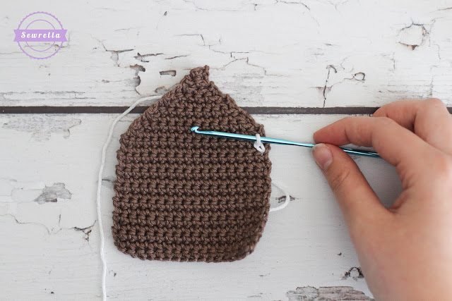 Crochet Gingerbread House Christmas Ornament