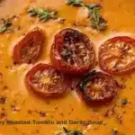 Creamy Roasted Tomato And Garlic Soup