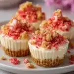 Strawberry Crunch Cheesecake Bites