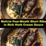 Melt In Your Mouth Short Ribs In Rich Herb Cream S