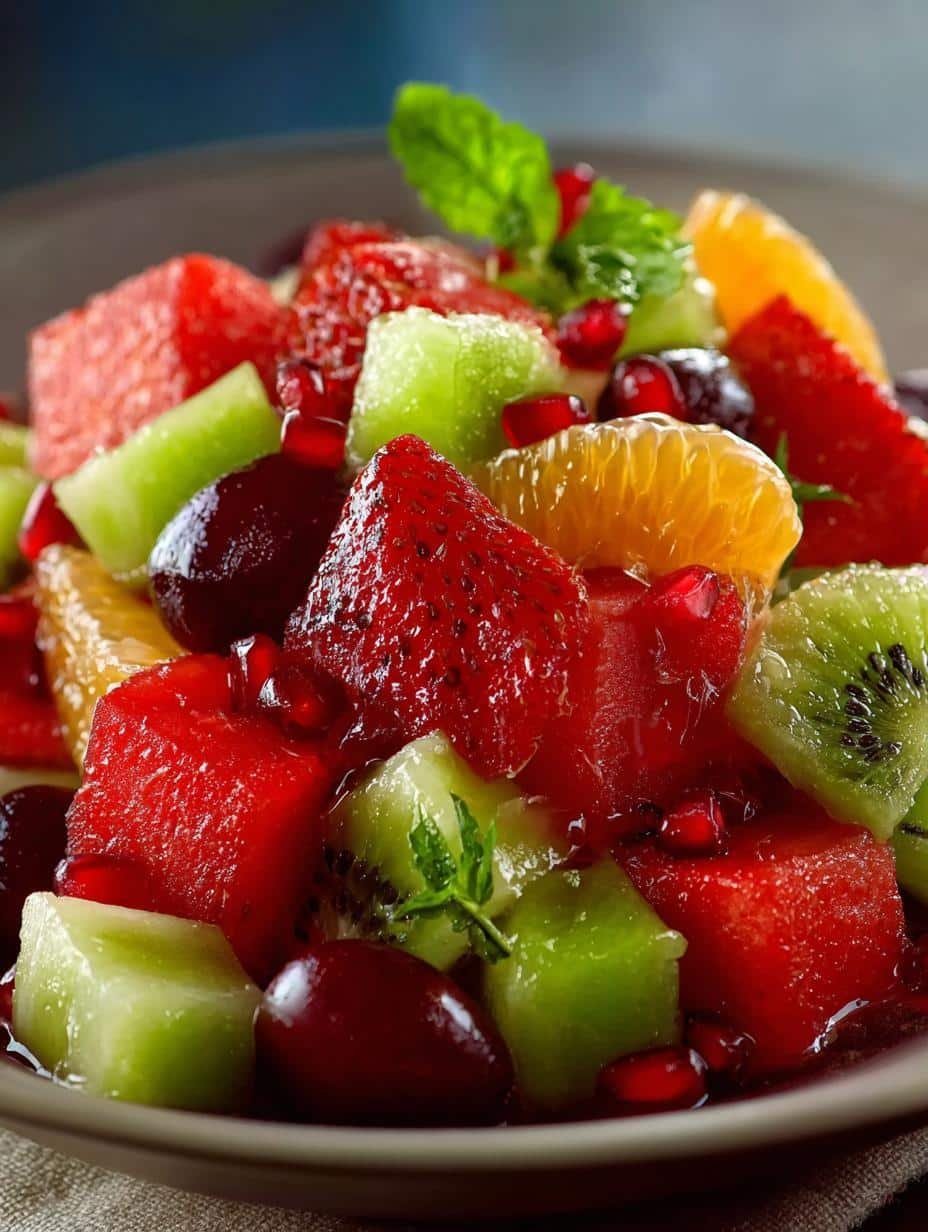 Red Green Fruit Salad: 5 Refreshing Variations to Try 3 Red Green Fruit Salad: 5 Refreshing Variations to Try - Red Green Fruit Salad - additional detail