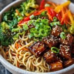 Vegan Teriyaki Noodle Bowl: 5 Simple Steps to Savor 4 Vegan Teriyaki Noodle Bowl