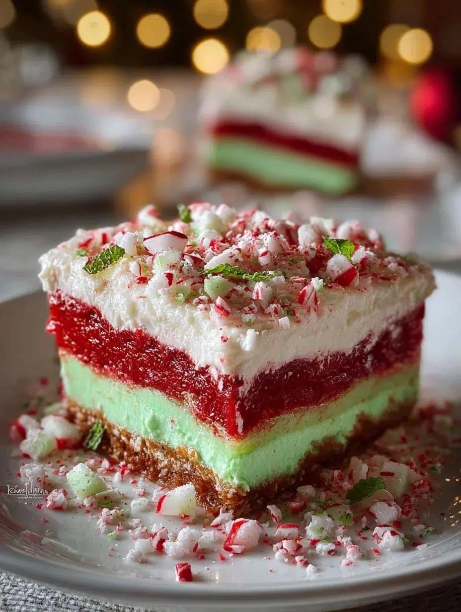Christmas Lasagna Dessert