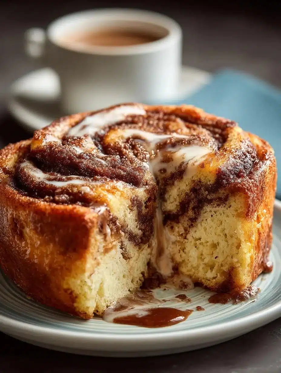 Delicious baked cinnamon swirl protein dish for a healthy snack