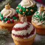 Christmas Ornament Cupcakes 2 Christmas Ornament Cupcakes