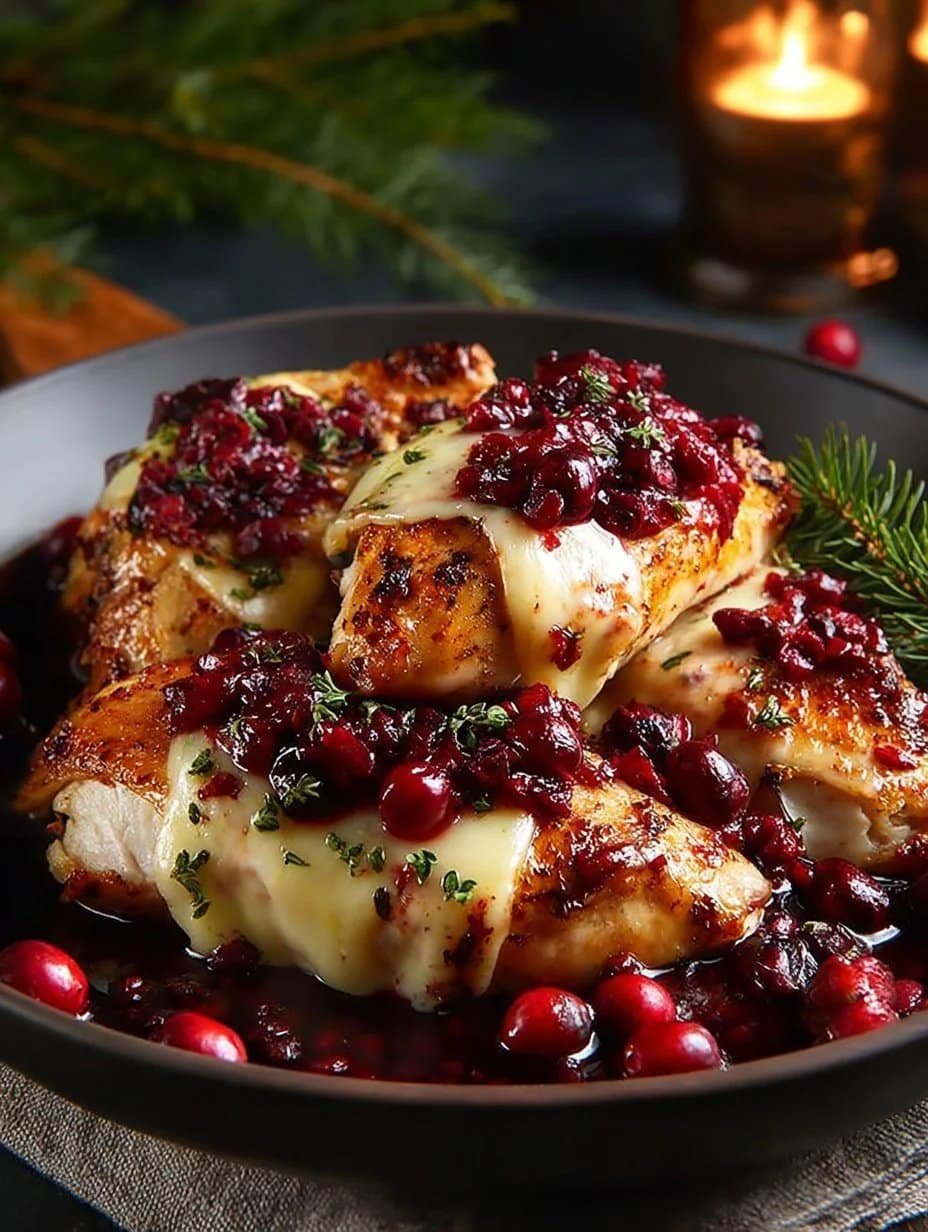 Cranberry Brie Stuffed Chicken 2 Cranberry Brie Stuffed Chicken