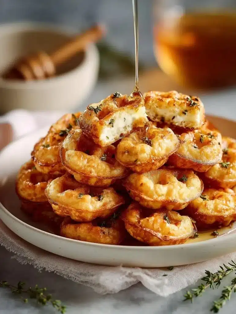 Delicious eggnog waffles topped with whipped cream and festive spices