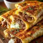 Savory French Dip Tortilla 2 Savory French Dip Tortilla