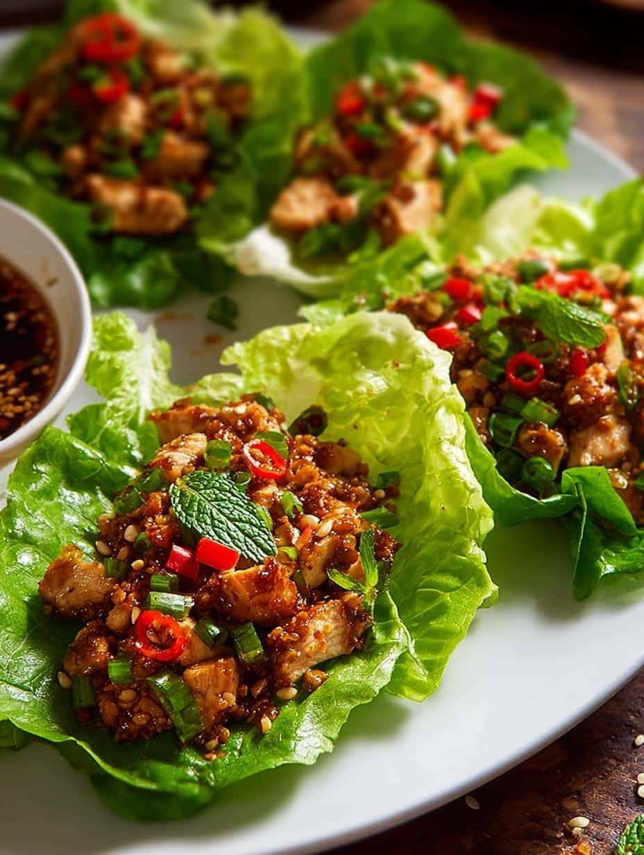 Asian Chicken Lettuce Wraps: 7 Flavorful Secrets Unveiled - Asian Chicken Lettuce Wraps - main visual representation