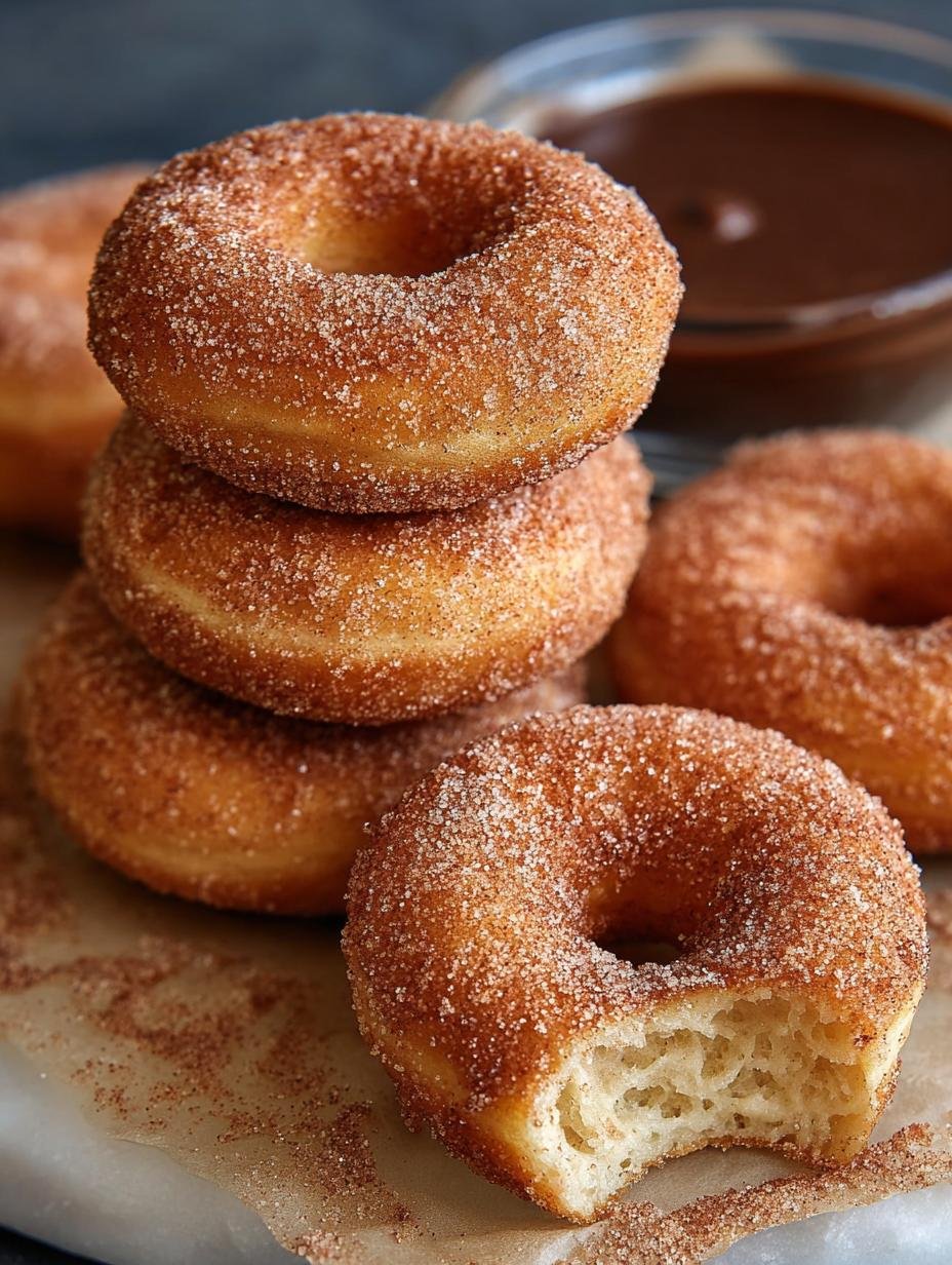 Baked Cinnamon Doughnuts: 12 Irresistibly Soft Treats - Baked Cinnamon Doughnuts - additional detail