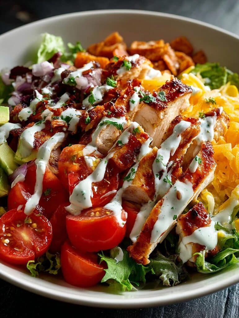 Bbq Ranch Chicken Cobb