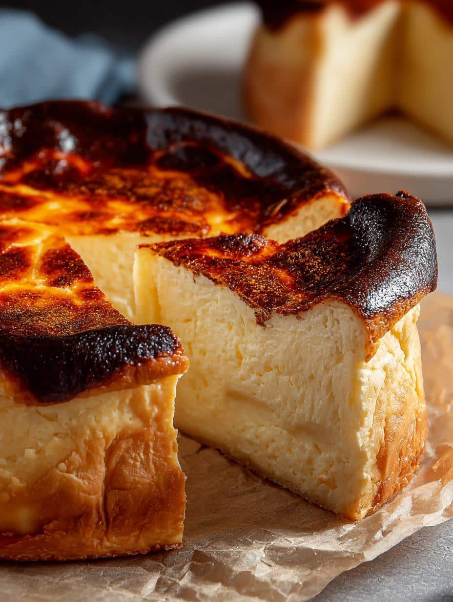 Burnt Basque Cheesecake: 7 Steps to Perfection - Burnt Basque Cheesecake - main visual representation