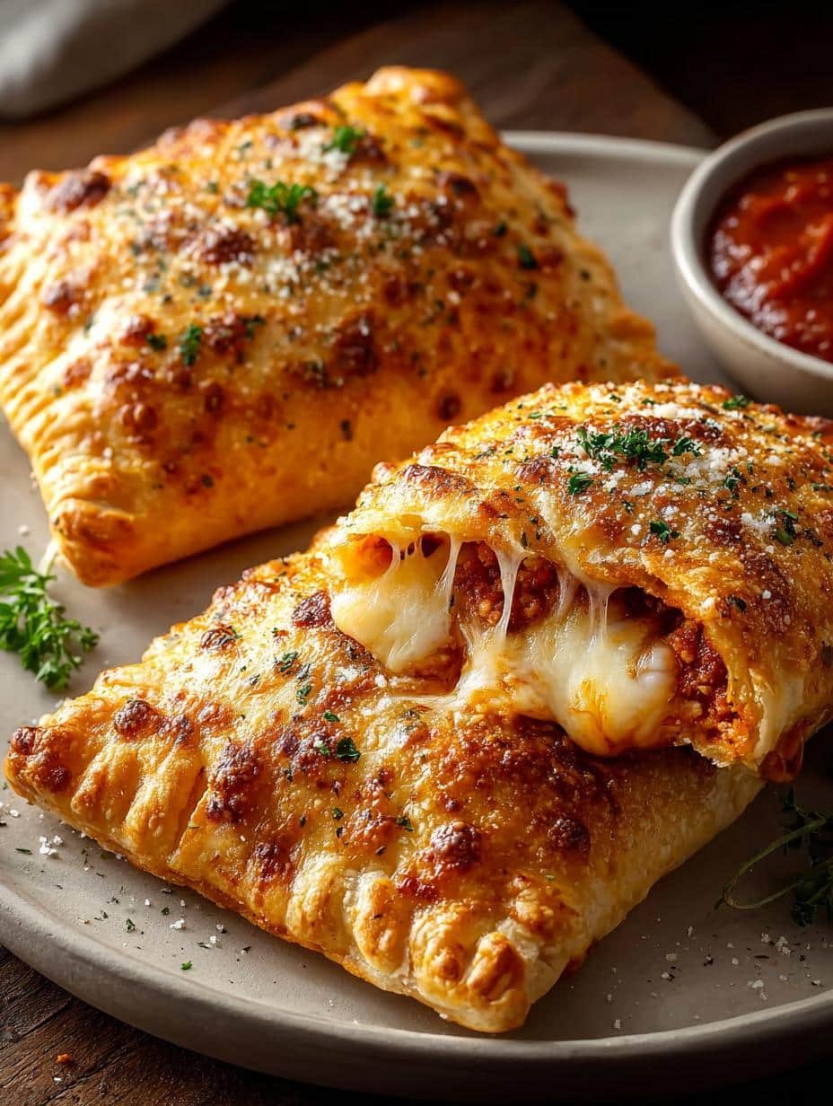 Delicious Cheesy Pizza Pockets: 12 Perfect Bites - Cheesy Pizza Pockets - main visual representation