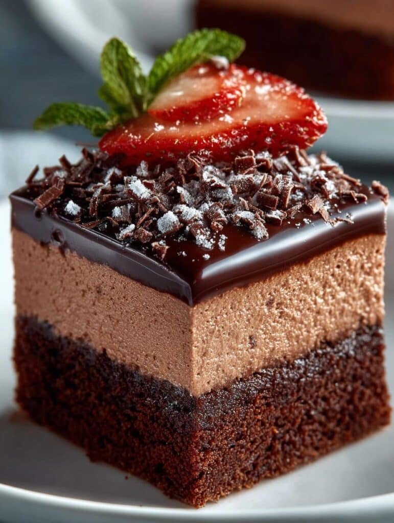 Chocolate Mousse Brownies