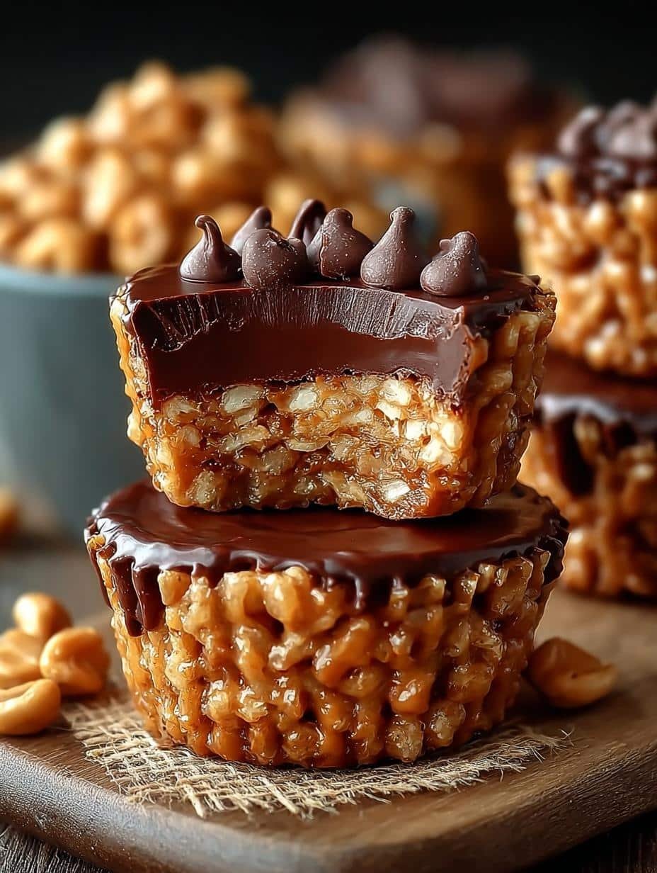 Chocolate Peanut Butter Rice: 5 Decadent Treats to Savor 3 Chocolate Peanut Butter Rice: 5 Decadent Treats to Savor - Chocolate Peanut Butter Rice - additional detail