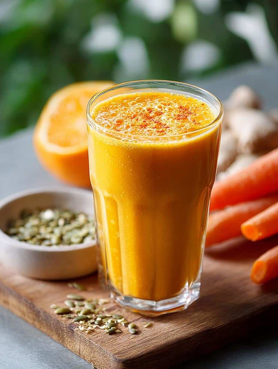 Citrus Carrot Ginger Smoothie: 5-Minute Refreshing Boost - Citrus Carrot Ginger Smoothie - main visual representation