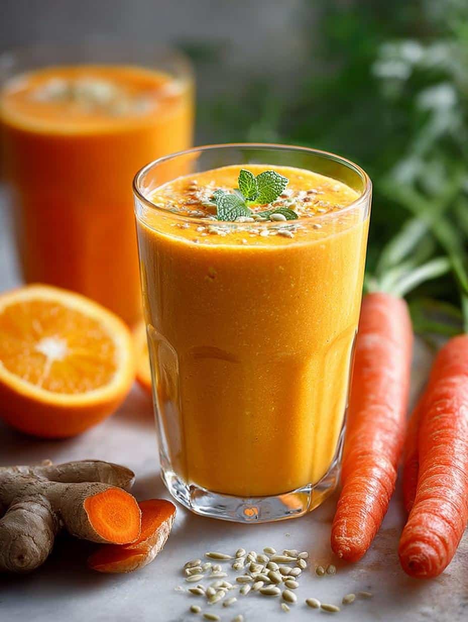 Citrus Carrot Ginger Smoothie