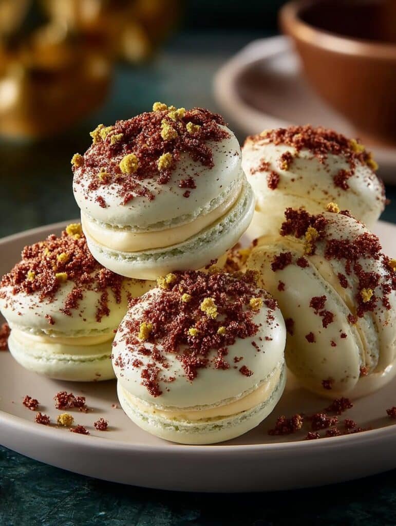 Delightful Grinch Macarons For