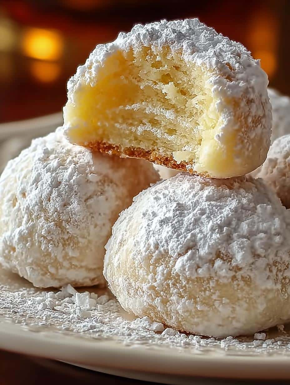 Delightful Lemon Cream Snowball: 24 Sweet Moments 1 Delightful Lemon Cream Snowball