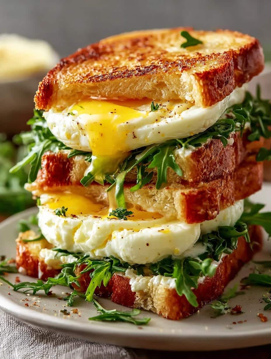 Fluffy Egg Sandwiches: 12 Ways to Brighten Your Breakfast - Fluffy Egg Sandwiches - additional detail