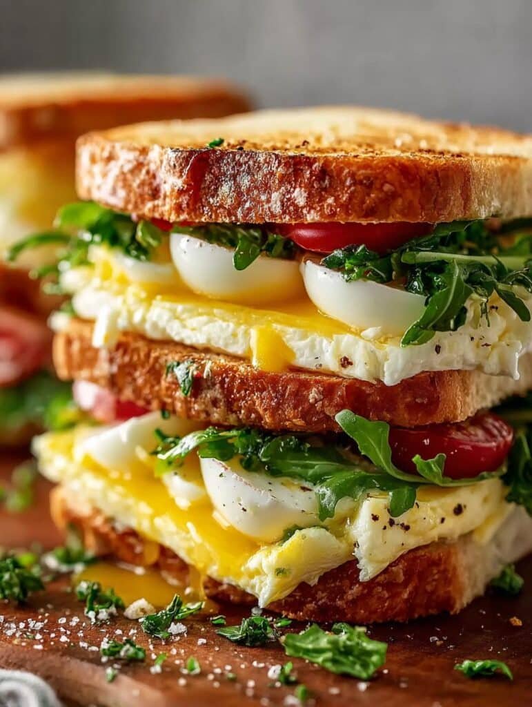 Fluffy Egg Sandwiches