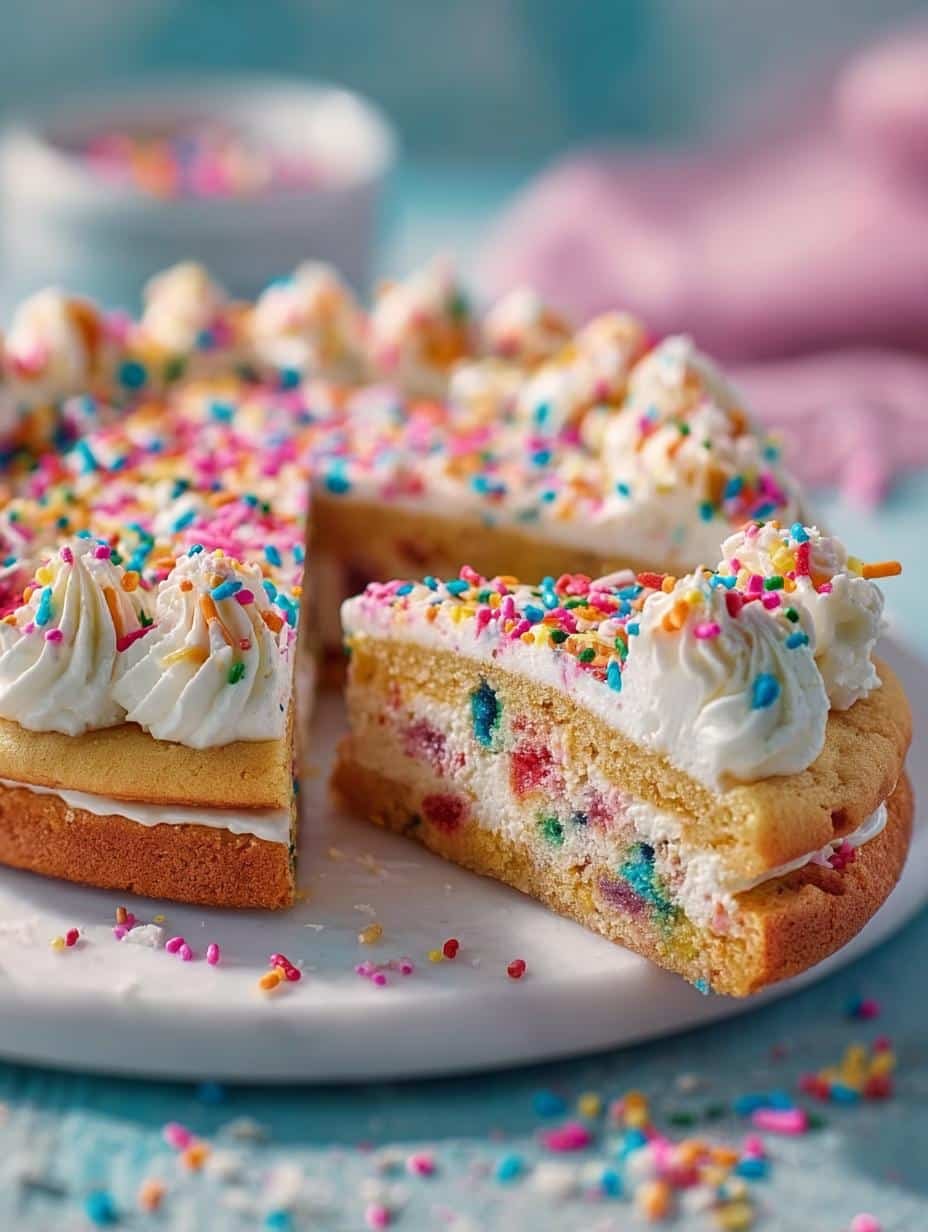 Funfetti Sugar Cookie Cake