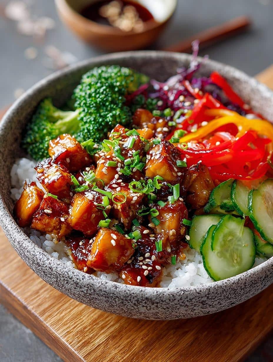 Healthy Teriyaki Chicken Bowl: A Delicious 30-Minute Meal 2 Healthy Teriyaki Chicken Bowl: A Delicious 30-Minute Meal - Healthy Teriyaki Chicken Bowl - main visual representation