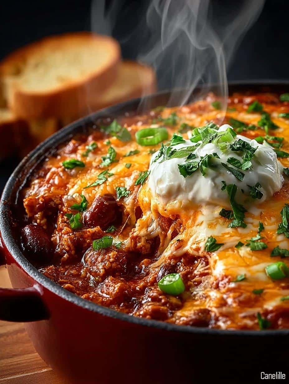 Delicious Hot Cream Cheese Chili for Game Day - Hot Cream Cheese Chili - main visual representation