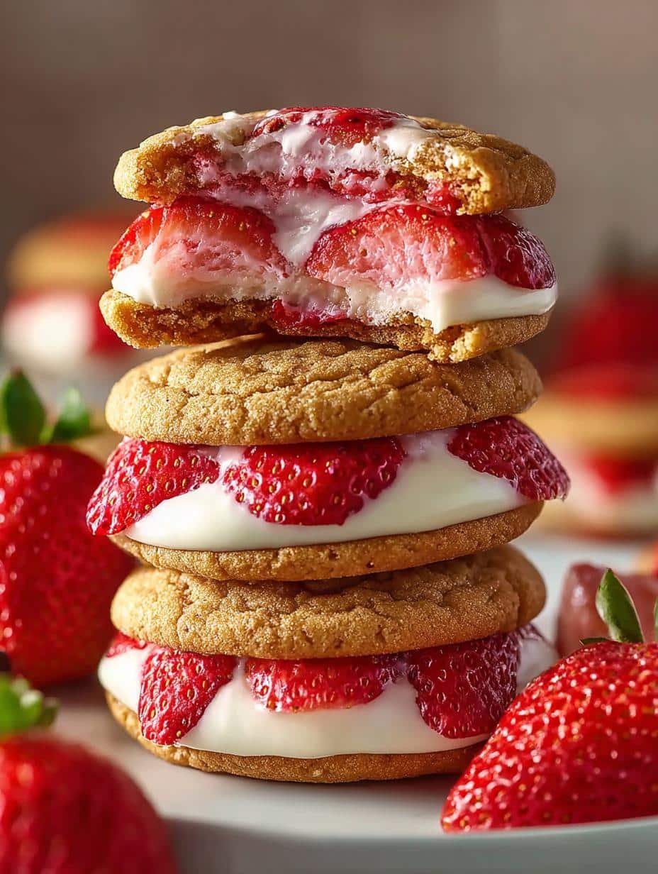 Irresistible Strawberry Cheesecake Cookies You Must Try 3 Irresistible Strawberry Cheesecake Cookies You Must Try - Irresistible Strawberry Cheesecake Cookies - additional detail