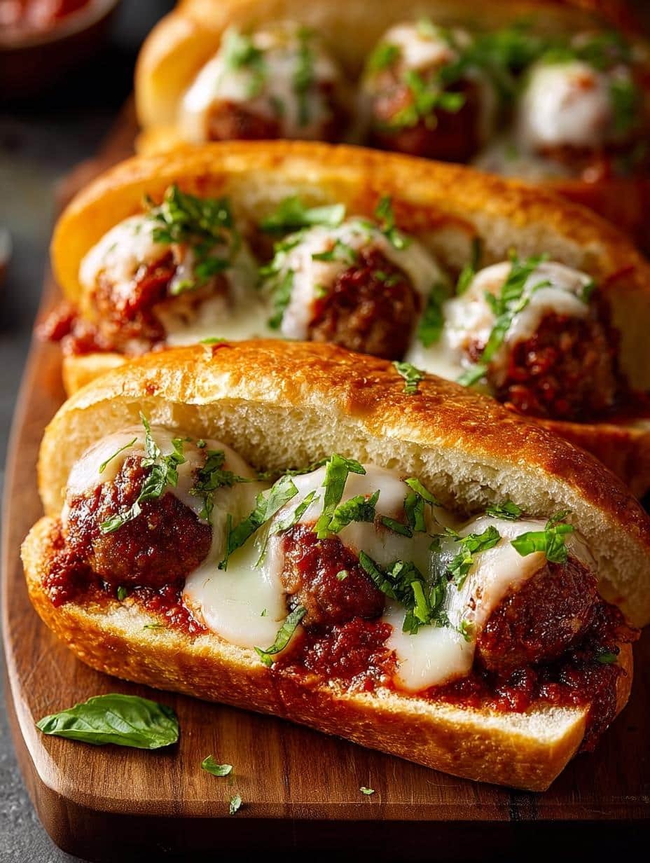 Italian Meatball Sub Sandwiches: 8 Delicious Steps 3 Italian Meatball Sub Sandwiches: 8 Delicious Steps - Italian Meatball Sub Sandwiches - additional detail