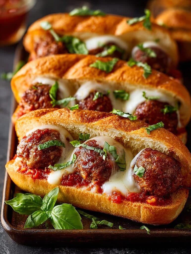 Italian Meatball Sub Sandwiches