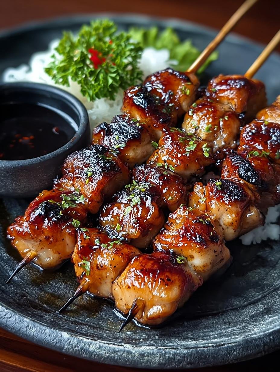 Savor Japanese Chicken Yakitori with 5 Flavorful Tips - Japanese Chicken Yakitori - main visual representation
