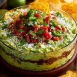Layer Dip with Guacamole: 7 Layers of Deliciousness 4 Layer Dip with Guacamole