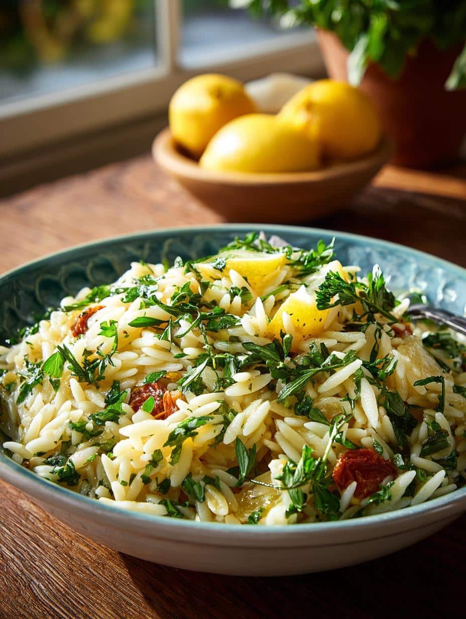 Lemon Herb Orzo: 5 Simple Steps to a Zesty Dish - Lemon Herb Orzo - additional detail