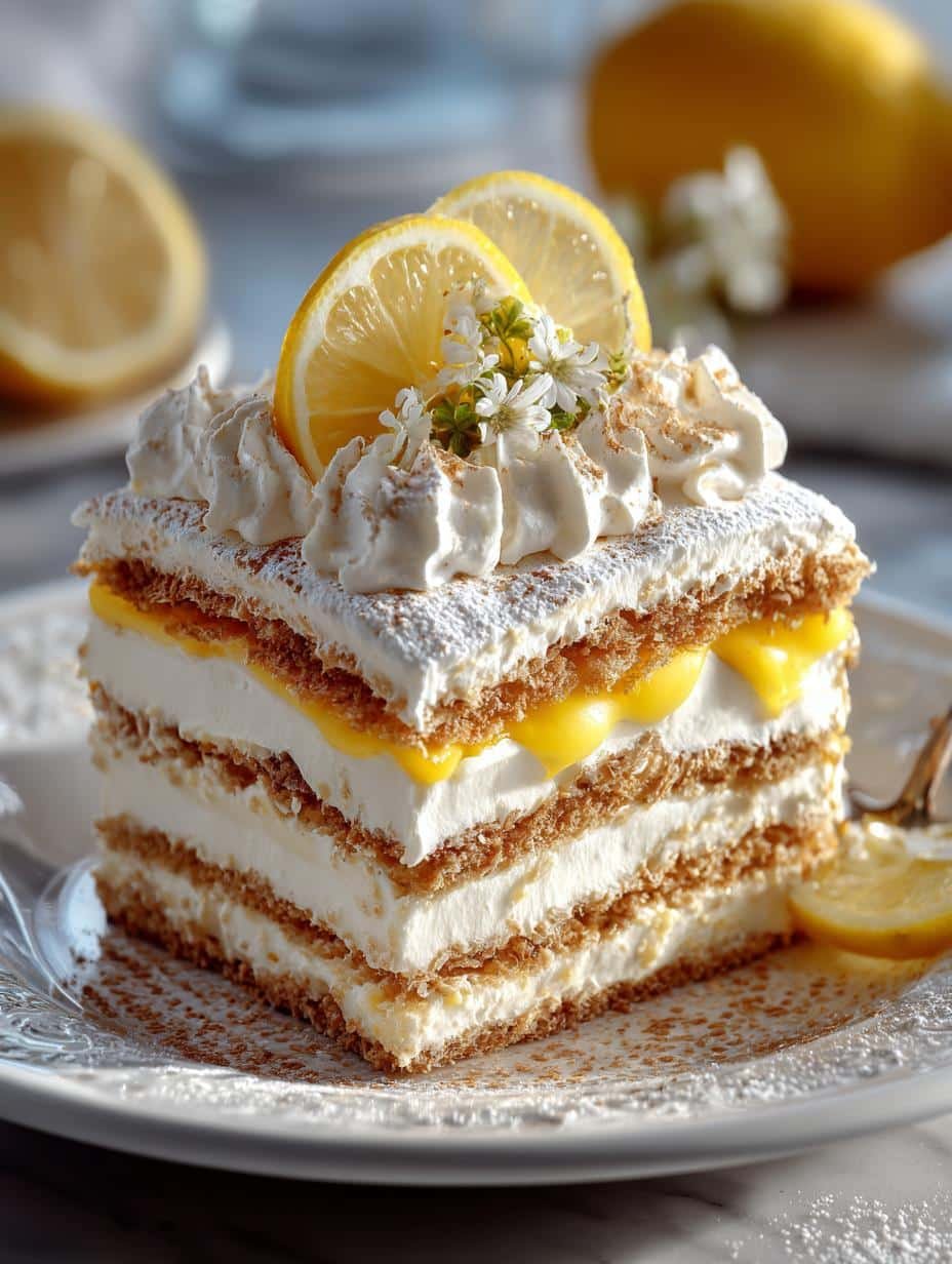 Lemon Icebox Cake: 7 Reasons to Love This Refreshing Dessert - Lemon Icebox Cake - main visual representation