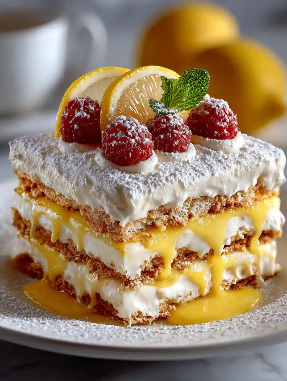 Lemon Icebox Cake