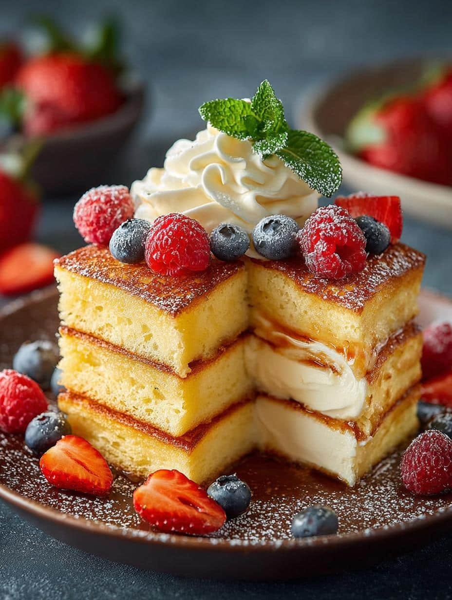 Oven Baked Sheet Pan Pancakes for Effortless Mornings 2 Oven Baked Sheet Pan Pancakes for Effortless Mornings - Oven Baked Sheet Pan - main visual representation