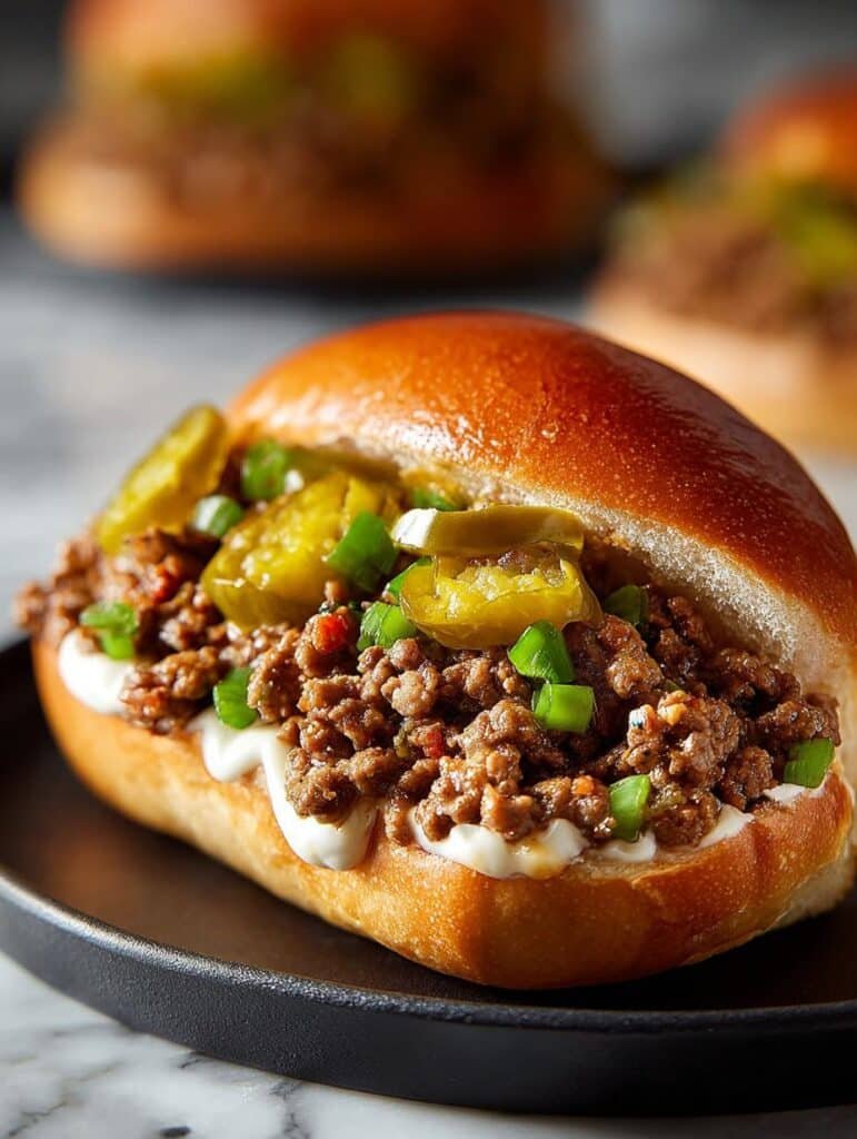 Philly Cheesesteak Sloppy Joes