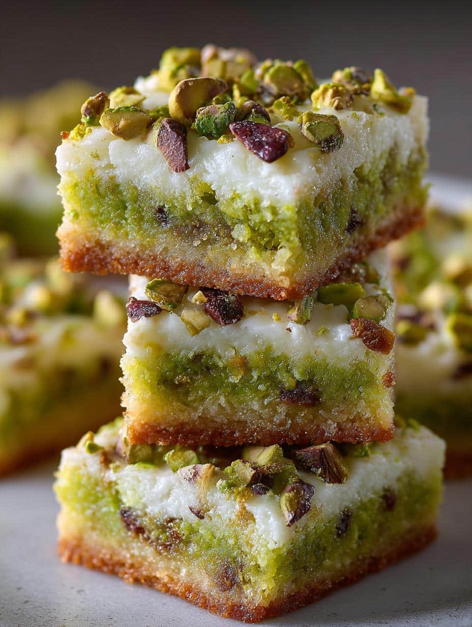 Pistachio Dream Cookie Bars: 12 Irresistible Treats 2 Pistachio Dream Cookie Bars: 12 Irresistible Treats - Pistachio Dream Cookie Bars - main visual representation