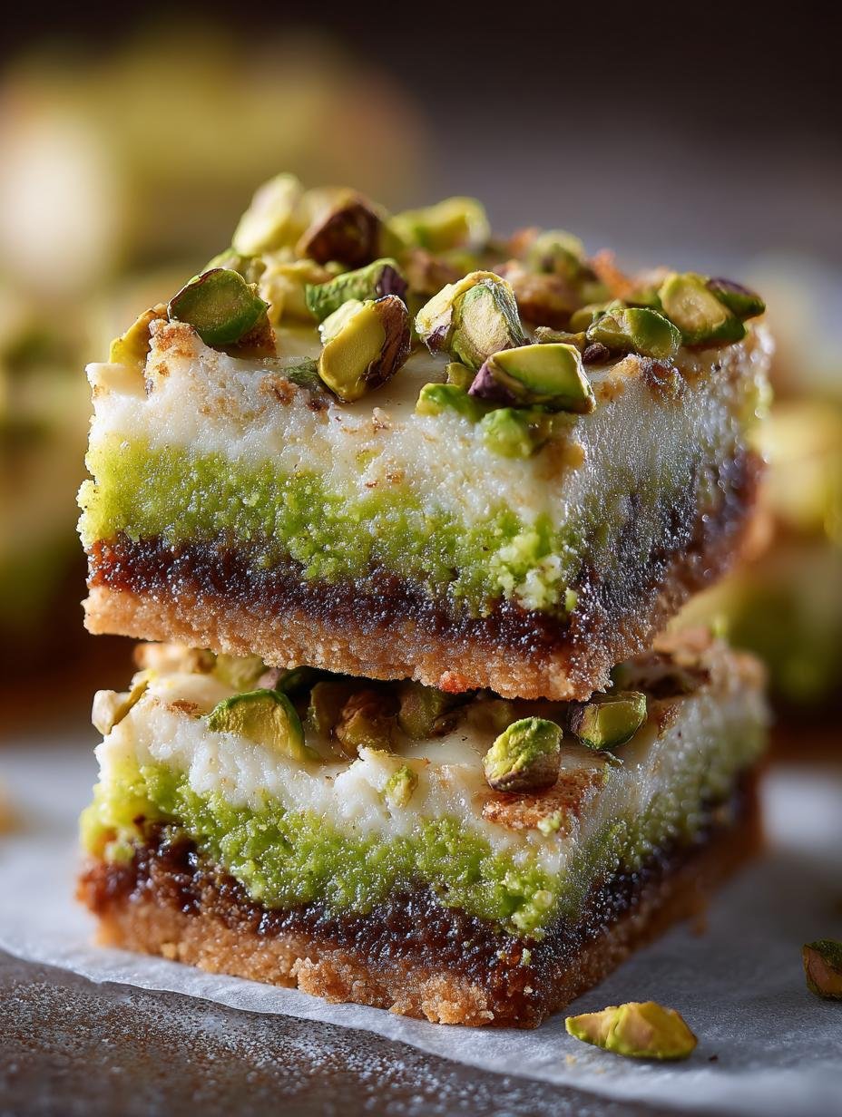 Pistachio Dream Cookie Bars: 12 Irresistible Treats 3 Pistachio Dream Cookie Bars: 12 Irresistible Treats - Pistachio Dream Cookie Bars - additional detail