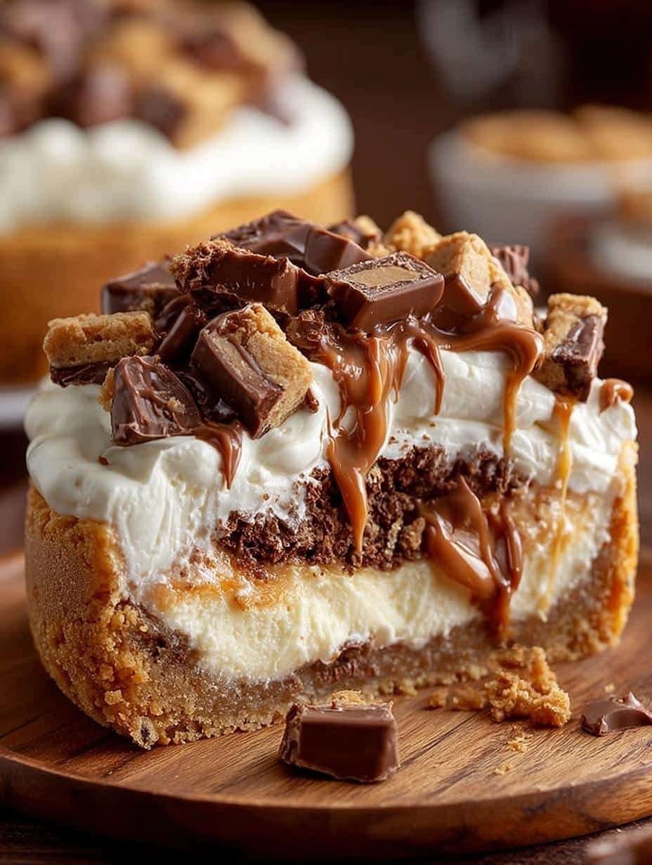 Reeses Cheesecake Cookie Delight: 5 Heavenly Layers 3 Reeses Cheesecake Cookie Delight: 5 Heavenly Layers - Reeses Cheesecake Cookie Delight - additional detail