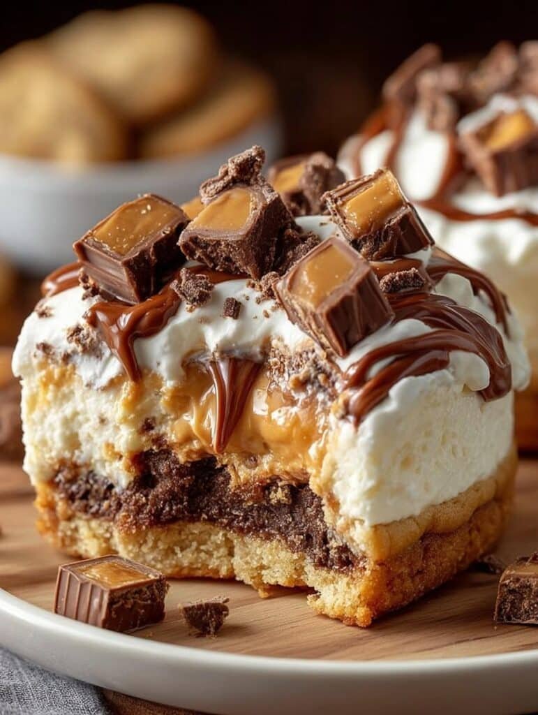 Reeses Cheesecake Cookie Delight