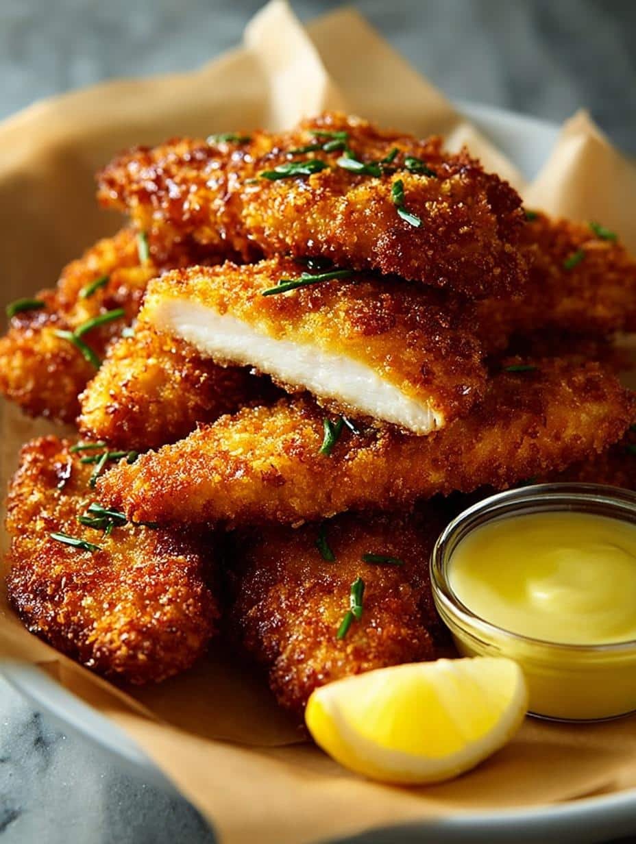Saltine Crusted Chicken Tenders: 5 Steps to Crispy Perfection 2 Saltine Crusted Chicken Tenders: 5 Steps to Crispy Perfection - Saltine Crusted Chicken Tenders - main visual representation