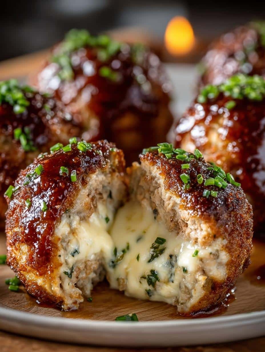 Smoked Stuffed Meatballs: 5 Irresistible Grilled Delights - Smoked Stuffed Meatballs - additional detail
