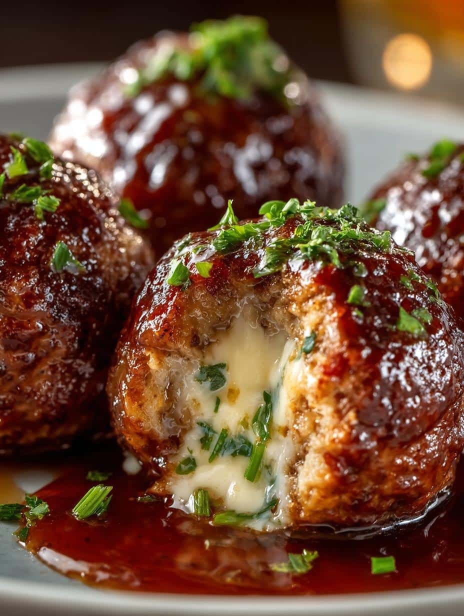 Smoked Stuffed Meatballs