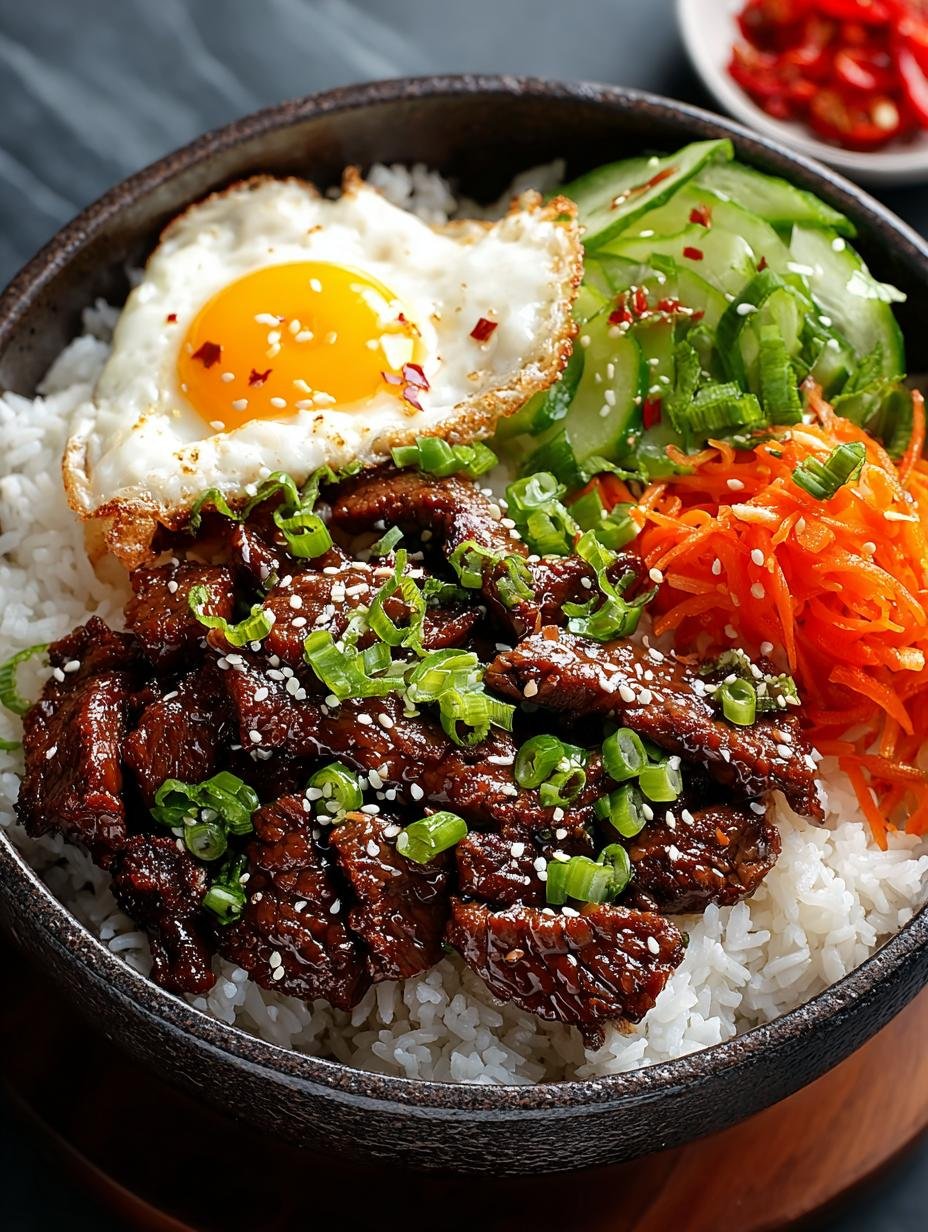 Delicious Soy Glazed Beef Rice Bowl in 25 Minutes - Soy Glazed Beef Rice - additional detail