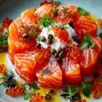 Spicy Salmon Crudo with