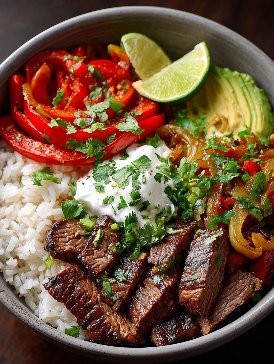 Steak Fajita Power Bowls: A Flavorful Delight - Steak Fajita Power Bowls - additional detail